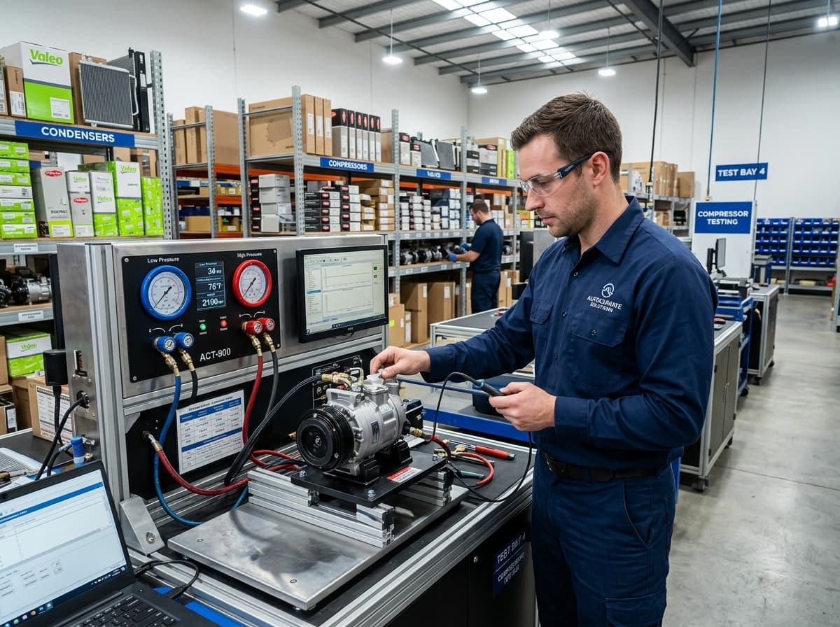 TGW Automotive A/C Compressor and Condenser Testing Center